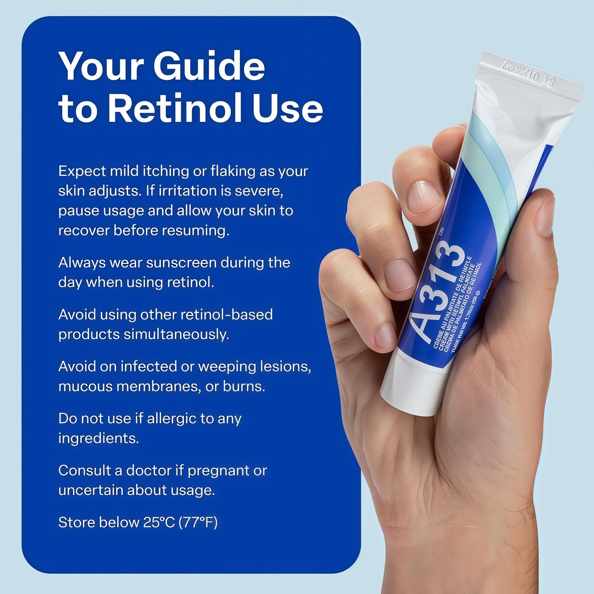A313 Retinol Cream | Vitamin A Pommade (Ointment), 50g